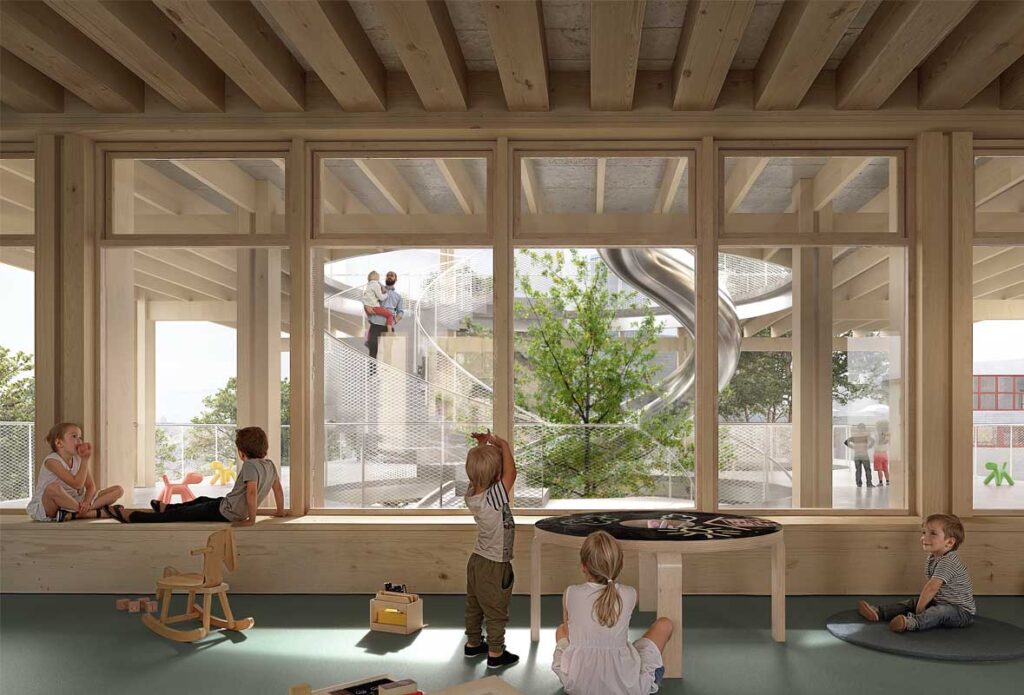 Architektur Tobias Laukenmann Kindergarten Eschenbach
